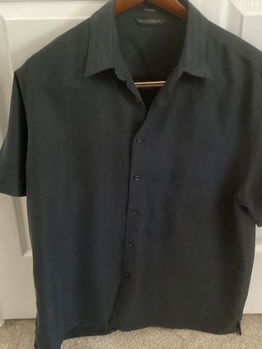 Men’s Black AXIST SURF SOFT BUTTON DOWN SHORT SLEEVE SHIRT SIZE XL